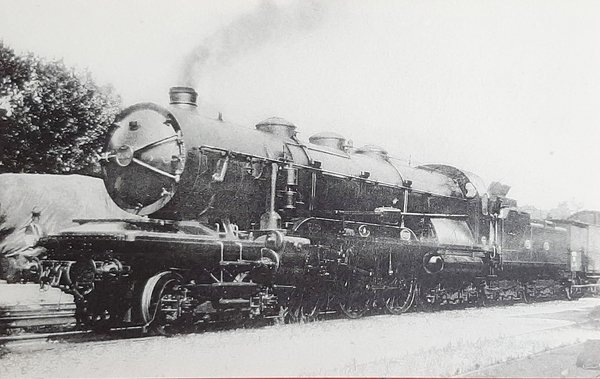 Cartolina Ferrovie - Locomotives Du Nord - Machine n 3.1102