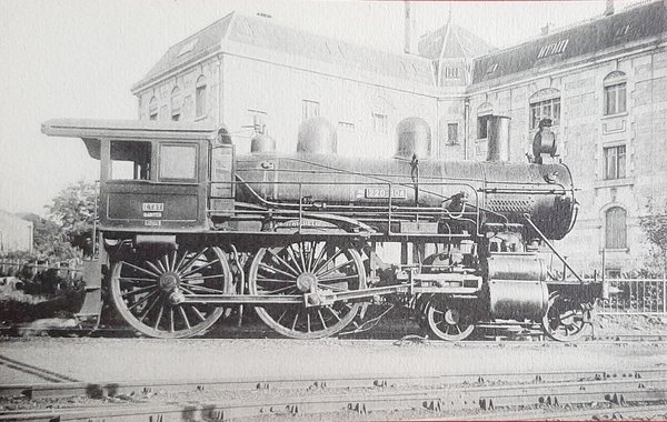 Cartolina Ferrovie - Locomotives De L' Etat - Machine n …