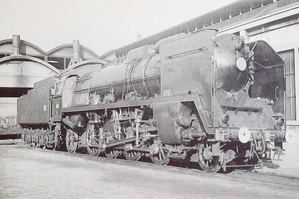 Cartolina Ferrovie - Locomotives De L' Ouest - Machine 141 …