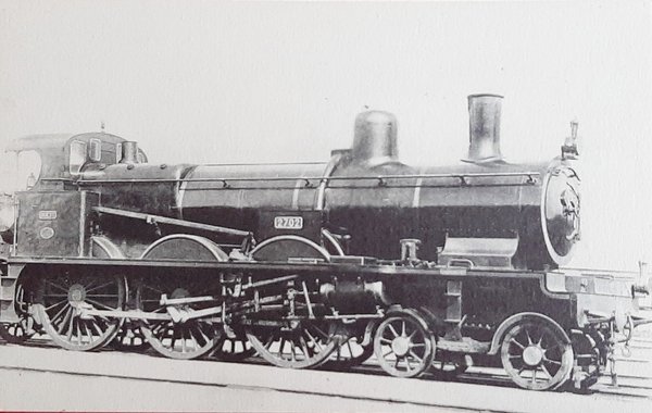 Cartolina Ferrovie - Locomotives De L' Ouest - Machine 2702