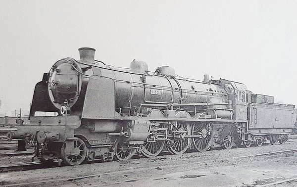 Cartolina Ferrovie - Locomotives De L' Ouest - Machine 231 …