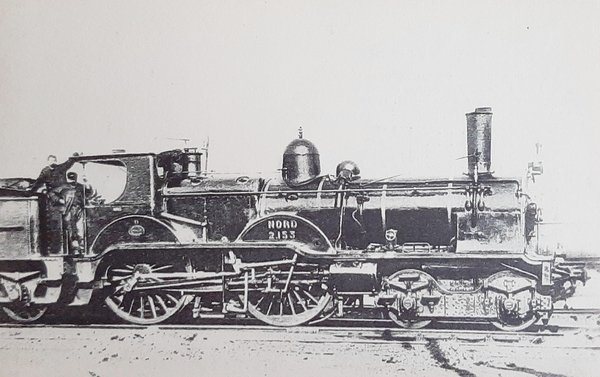 Cartolina Ferrovie - Locomotives Du Nord - Machine 2153