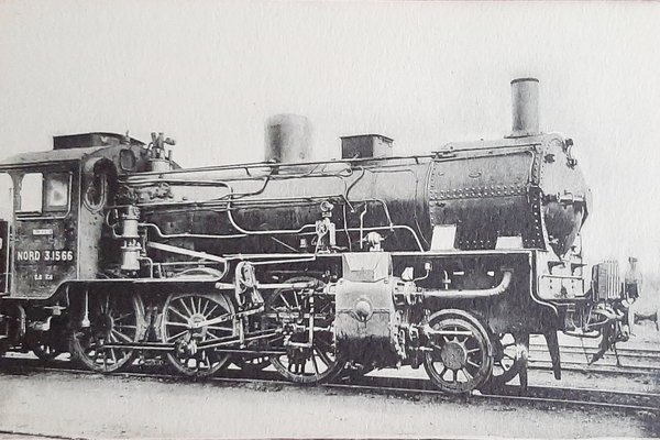 Cartolina Ferrovie - Locomotives Du Nord - Machine n 3.1566