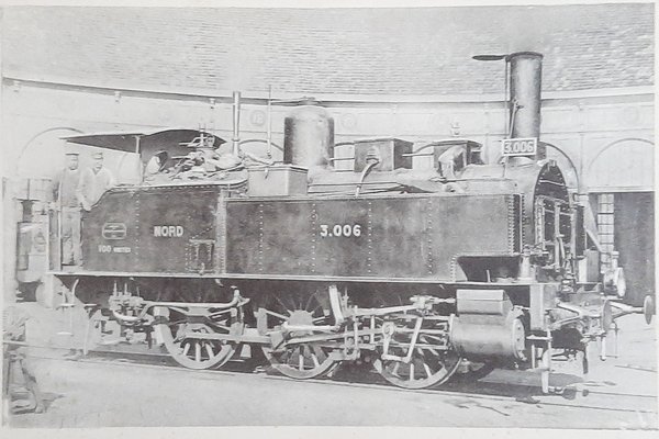 Cartolina Ferrovie - Locomotives Du Nord - Machine Tender n …
