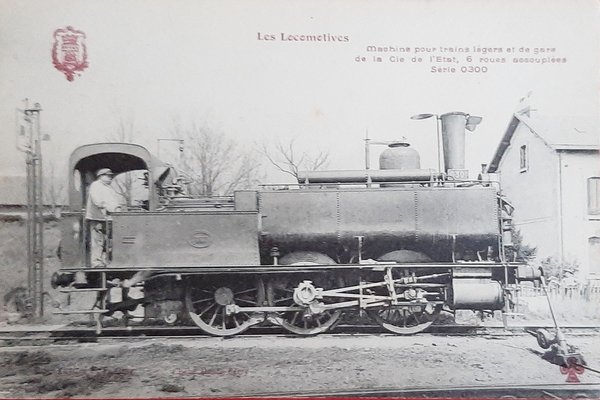 Cartolina Ferrovie - Les Locomotives - Serie 0300