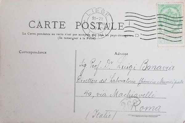 Cartolina Ferrovie - Les Locomotives - Serie 0300