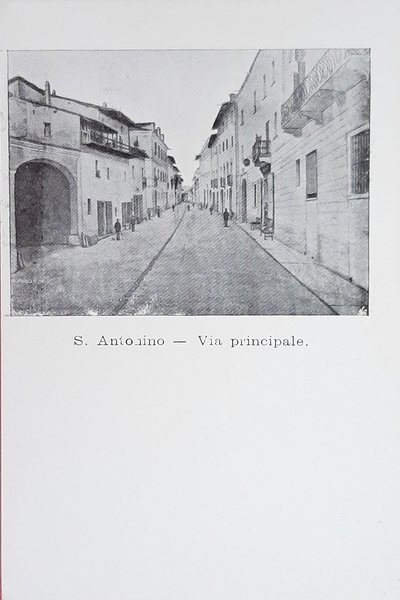 Cartolina - S. Antonino - Via Principale - 1962