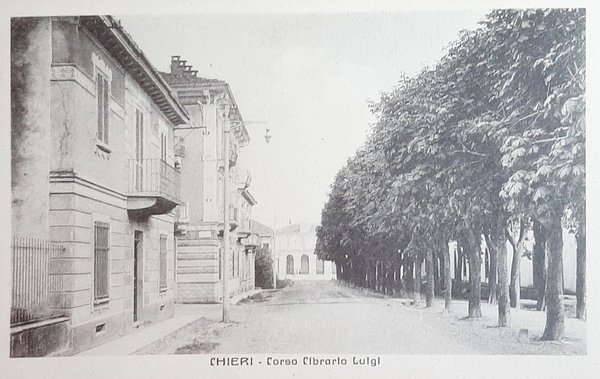 Cartolina Chieri - Corso Cibrario Luigi - 1926