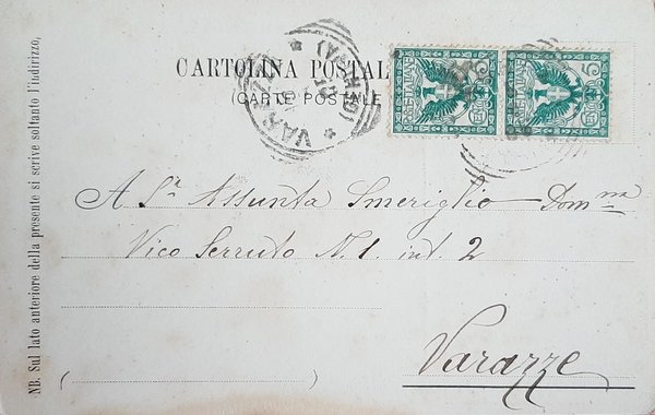 Cartolina Rosta - Ricordo della Chiesa della Madonna delle Grazie …