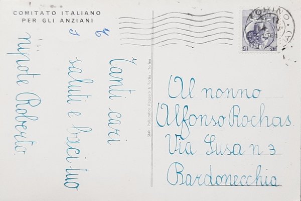 Cartolina 3° Giornata Nazionale dell' Anziano - Torino - 16 …