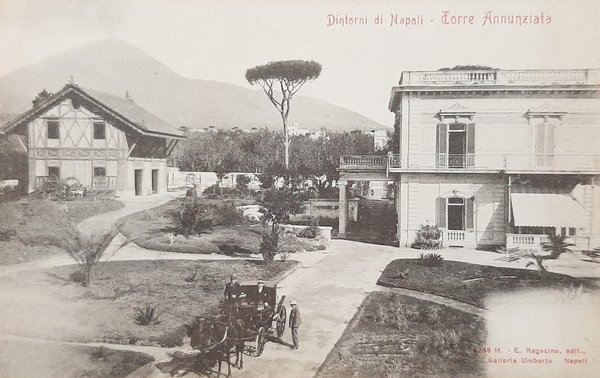 Cartolina Dintorni di Napoli - Torre Annunziata - 1900