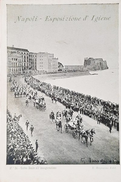 Cartolina Napoli - Esposizione d' Igiene - 1900