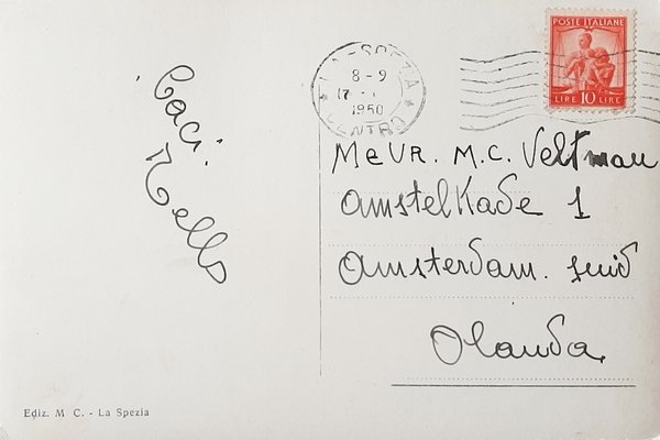 Cartolina La Spezia - Piazza G. Verdi - 1950 | Immagine Gallery 2