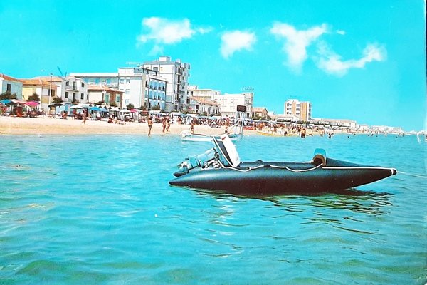 Cartolina Marotta - Riviera Adriatica - Spiaggia - 1970 | Immagine principale