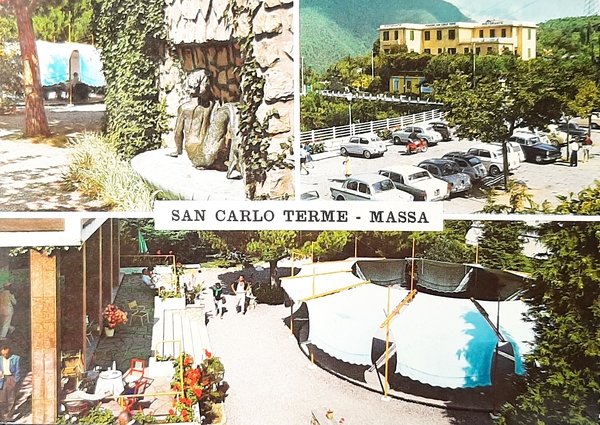 Cartolina San Carlo Terme - Massa - 1966