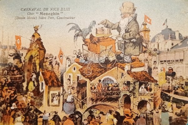 Cartolina - Carnavale De Nice XLII - Cbar Meneghin - …