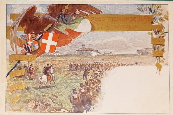 Cartolina - Militaria - IV Reggimento Fanteria Piemonte ( 1636 …