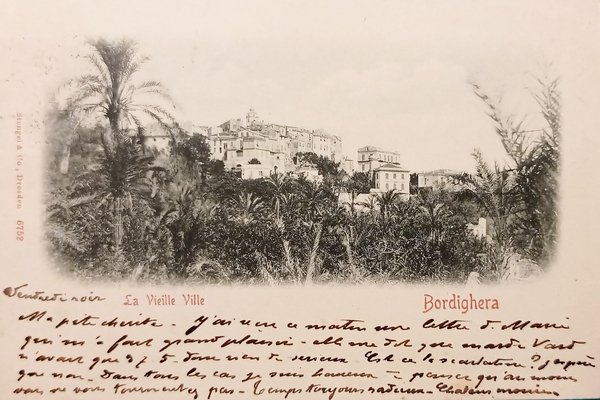 Cartolina - La Vieille Ville - Bordighera - 1903