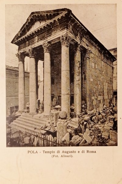 Cartolina - Croazia - Pola - Tempio di Augusto e …