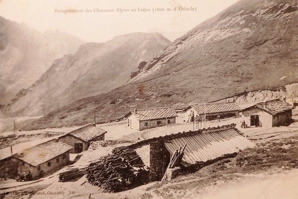Cartolina - Francia - Baraquements des Chasseurs Alpins au Fréjus …