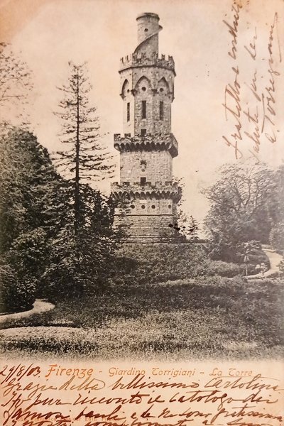 Cartolina - Firenze - Giardino Torrigiani - La Torre - …