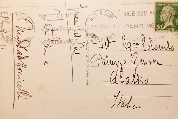 Cartolina - Francia - Juan-Les-Pins - Vue prise du Cap …