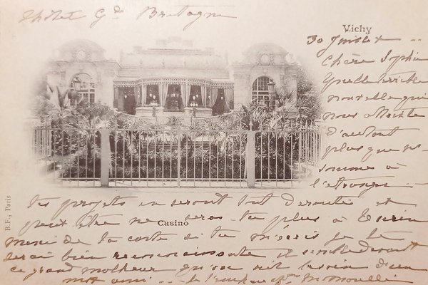 Cartolina - Francia - Vichy - Casino - 1900