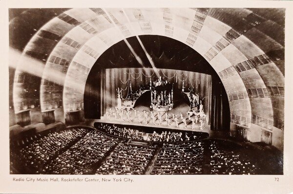 Cartolina - Radio City Music Hall - Rockefeller Center - …