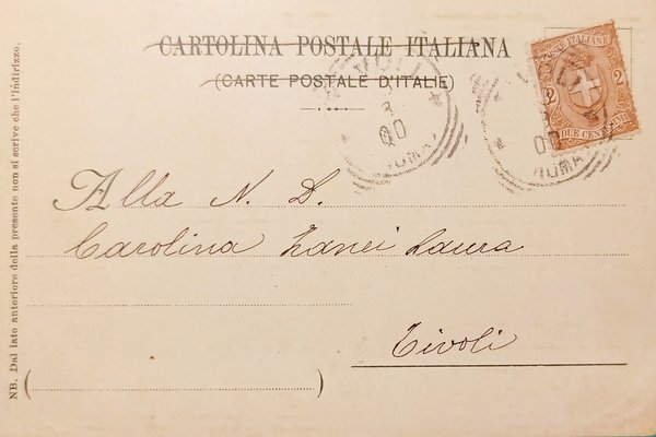 Cartolina - Chiesa di S. Croce in Gerusalemme - 1900