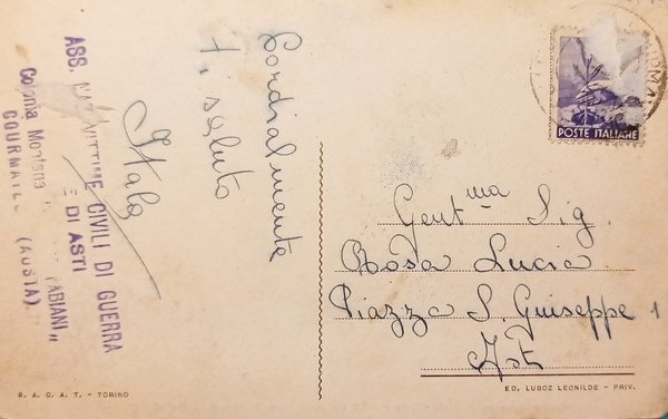 Cartolina - Nuovo Albergo Rifugio Elena a Pre de Bar …