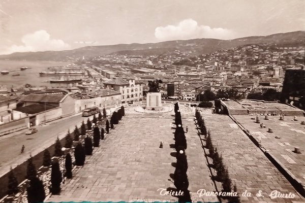 Cartolina - Trieste - Panorama da S. Giusto - 1963