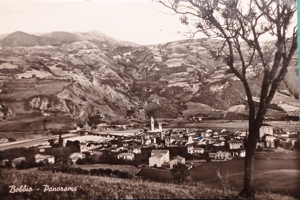 Cartolina - Bobbio - Panorama - 1960