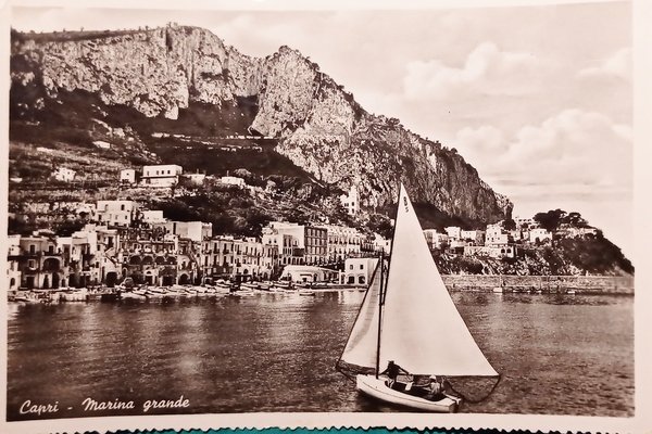 Cartolina - Capri - Marina grande - 1950 ca.