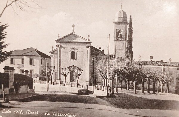 Cartolina - Lietocolle ( Parè ) - La Parrocchiale - …