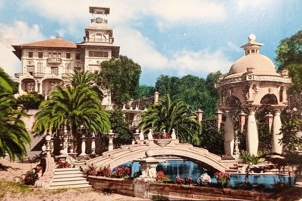Cartolina - Riviera dei Fiori - Imperia - Villa Bianca …