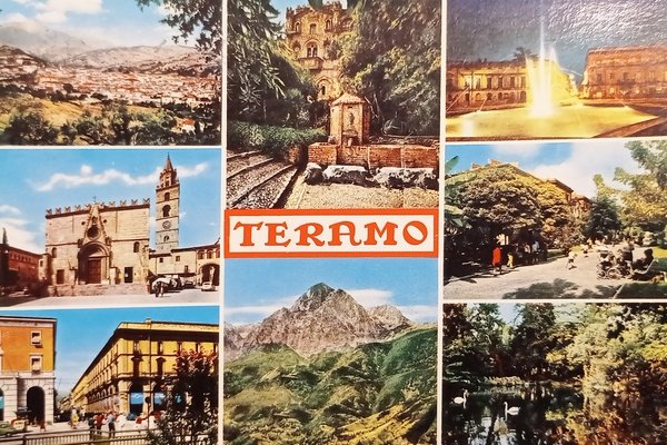 Cartolina - Teramo - Vedute diverse - 1966