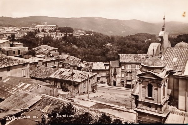 Cartolina - Delianuova - Panorama - 1950 ca.