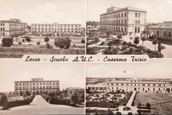 Cartolina - Lecce ( Puglia ) - Scuola A. U. …