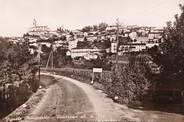 Cartolina - Vignale Monferrato - Panorama - 1959