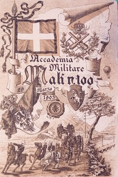 Cartolina - Regia Accademia Militare Makloo - 29 Marzo 1903