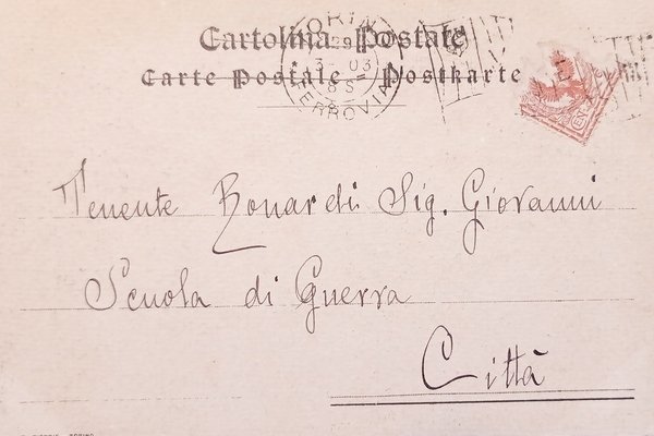 Cartolina - Regia Accademia Militare Makloo - 29 Marzo 1903