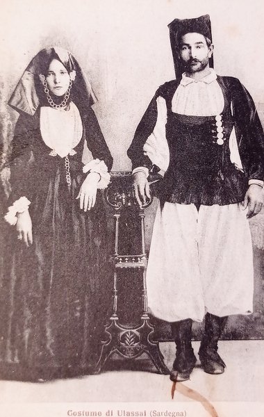 Cartolina - Costume di Ulassai ( Sardegna ) - 1910 …