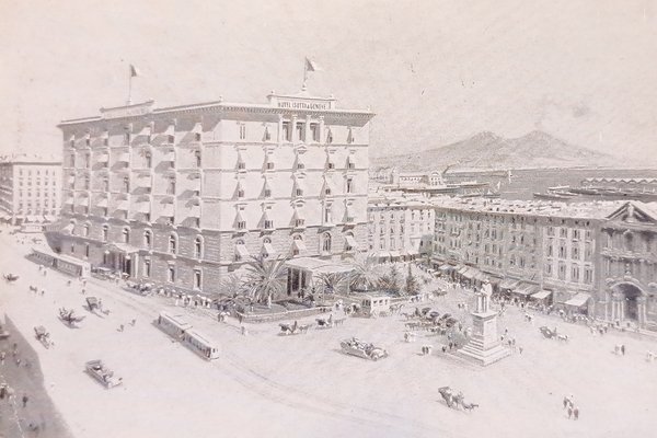 Cartolina - Naples - Hotel Isotta & Geneve - Napoli …