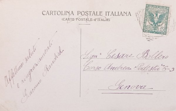 Cartolina - Bologna - Cassa di Risparmio - 1906
