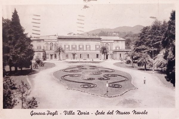 Cartolina - Genova - Pegli - Villa Doria - Sede …