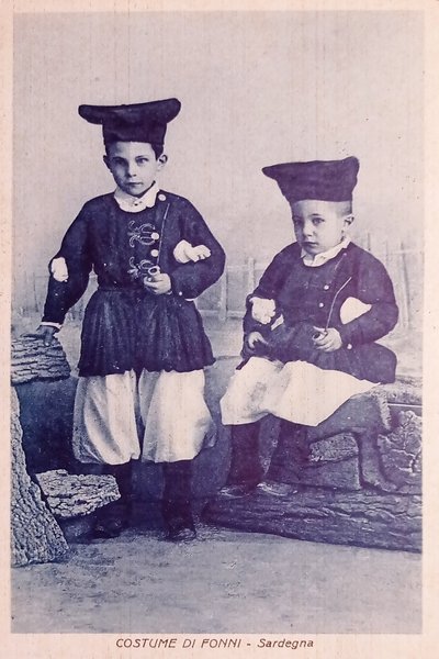 Cartolina - Costume di Fonni - Sardegna - 1936