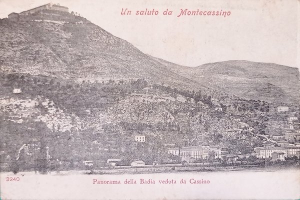 Cartolina - Un Saluto da Montecassino - Panorama della Badia …
