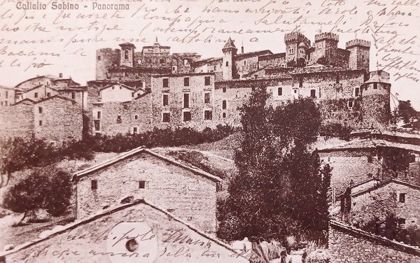 Cartolina - Collalto Sabino - Panorama - 1929
