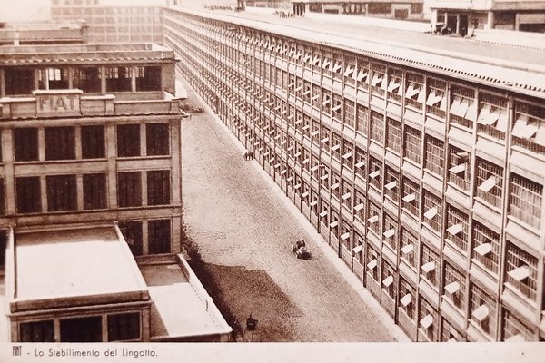 Cartolina - Fiat - Lo Stabilimento del Lingotto - 1930 …