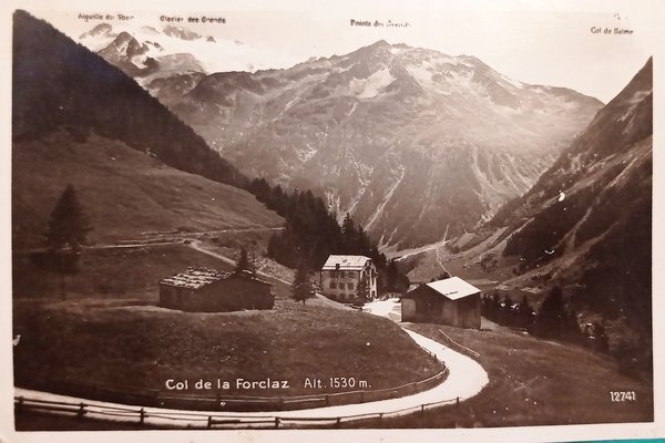 Cartolina - Colle della Forclaz - Valico in Svizzera - …